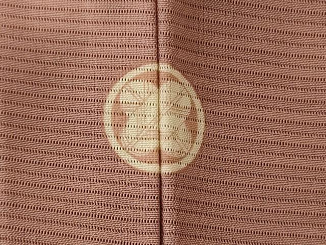 平和屋着物＊夏物 色無地 絽 梅染色 正絹 逸品 AABJ6462jd
