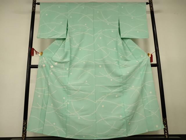 平和屋着物＊夏物 訪問着 絽 駒刺繍 絞り 露芝文 正絹 逸品 AABJ6472jd