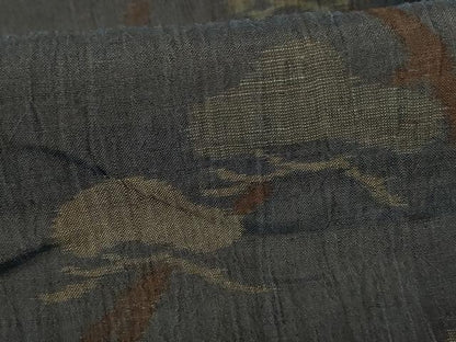 平和屋着物＊夏物 小千谷ちぢみ 松 麻 逸品 AABJ6476jd