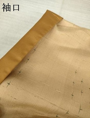 平和屋着物●上質な紬　成り物　正絹　逸品　AABJ6481ck