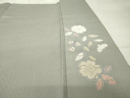 平和屋着物●訪問着　辻が花　花籬文　暈し染め　正絹　逸品　AABJ6482ck