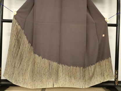平和屋着物●ファッションデザイナー 花井幸子　訪問着　抽象文様　正絹　逸品　未使用　AABJ6493ck