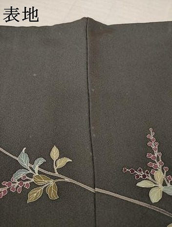 平和屋着物●京加賀友禅　百貫達雄　訪問着　枝花文　正絹　逸品　AABJ6494ck