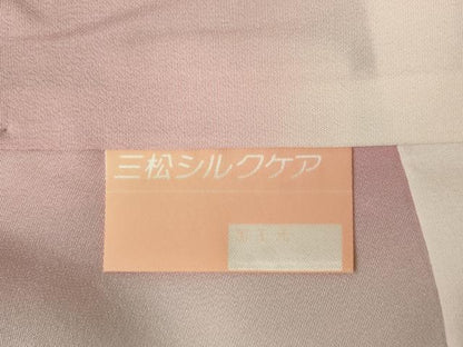 平和屋着物●訪問着　舞花文　金彩　正絹　逸品　AABJ6520ck
