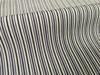 平和屋着物●上質な小紋　縞　正絹　逸品　AABJ6535ck