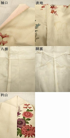 平和屋着物●豪華振袖　飾花文　金彩　正絹　逸品　AABJ6540ck