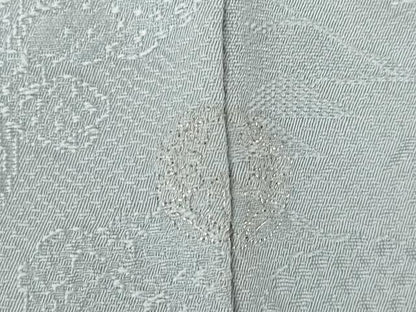 平和屋着物●上質な色無地　風景地紋　さが美扱い　正絹　逸品　AABJ6548ck