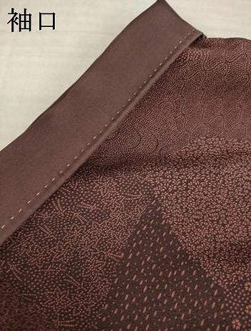 平和屋着物●伝統工芸士　保科土山　江戸小紋　割付き文　正絹　逸品　AABJ6549ck