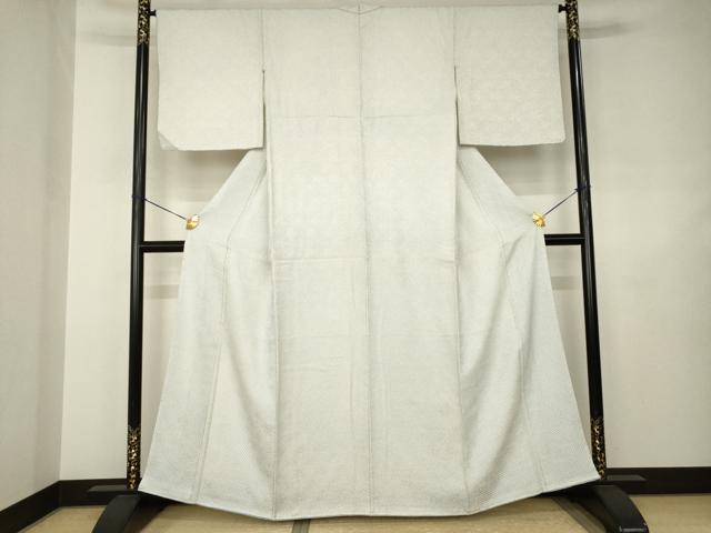平和屋着物●大変加工の良い総絞り小紋　正絹　逸品　AABJ6560ck