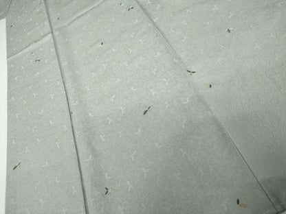 平和屋着物●上質な小紋　舞花文　金糸　そごう扱い　正絹　逸品　AABJ6565cs