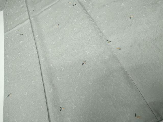 平和屋着物●上質な小紋　舞花文　金糸　そごう扱い　正絹　逸品　AABJ6565cs