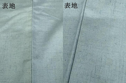 平和屋着物●訪問着　作家物　紬地　枝梅　正絹　逸品　AABJ6567cs