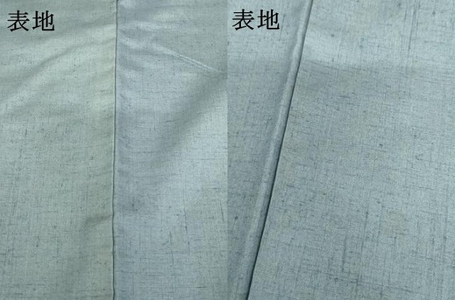 平和屋着物●訪問着　作家物　紬地　枝梅　正絹　逸品　AABJ6567cs