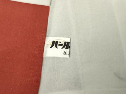 平和屋着物●本場大島紬　泥染め　一元9マルキ　雪輪重ね文　正絹　逸品　AABJ6574cs
