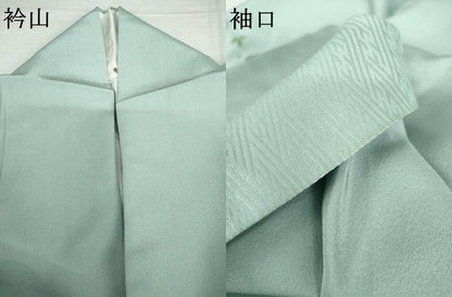 平和屋着物●訪問着　蔓帯花丸文　暈し染め　金彩　正絹　逸品　AABJ6576cs
