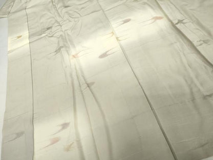 平和屋着物●長襦袢　無双仕立て　流水文　暈し染め　正絹　逸品　AABJ6582cs