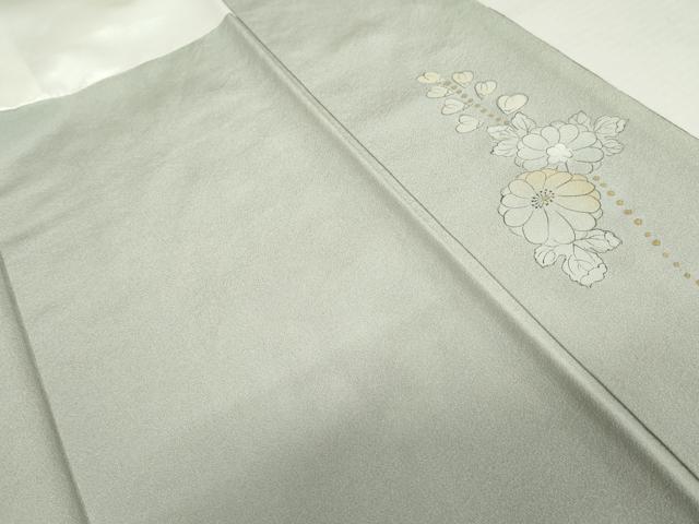 平和屋着物●訪問着　辻が花　暈し染め　金彩　銀通し地　正絹　逸品　AABJ6587cs