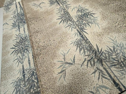 平和屋着物●本場大島紬　総絣　笹竹文　正絹　逸品　AABJ6593cs