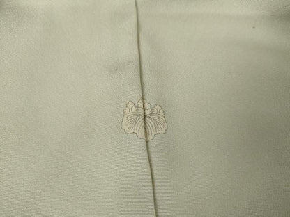 平和屋着物●本加賀友禅作家　押田正義　色留袖　草花文　正絹　逸品　AABJ6603cs
