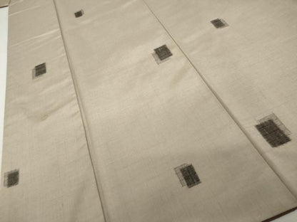 平和屋着物●上質な紬　色紙重ね文　正絹　逸品　AABJ6616cs