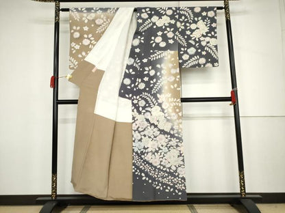 平和屋着物●訪問着　辻が花　暈し染め　正絹　逸品　AABJ6636cs