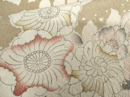 平和屋着物●訪問着　辻が花　暈し染め　正絹　逸品　AABJ6636cs
