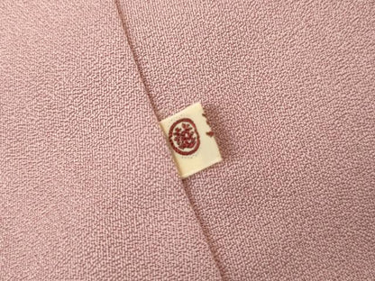 平和屋着物●創業460年・千總　訪問着　駒刺繍　松竹梅風景文　金糸　金彩　三越扱い　正絹　逸品　AABJ6645cs