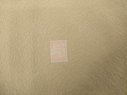 平和屋着物●訪問着　友禅　作家物　浜松文　丹後ちりめん　仮絵羽　正絹　逸品　未使用　AABJ6651cs