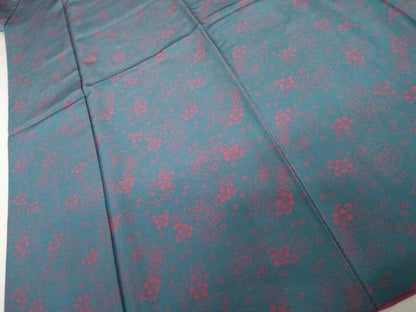 平和屋着物●上質な小紋　花鼓文　正絹　逸品　AABJ6658cs