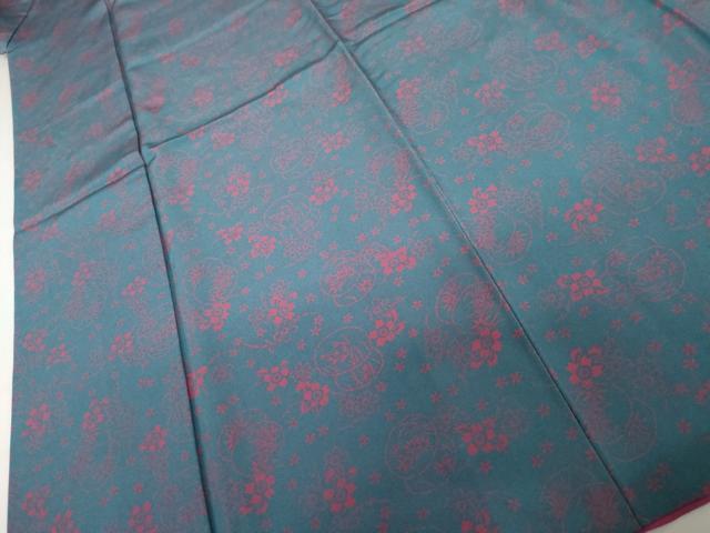 平和屋着物●上質な小紋　花鼓文　正絹　逸品　AABJ6658cs