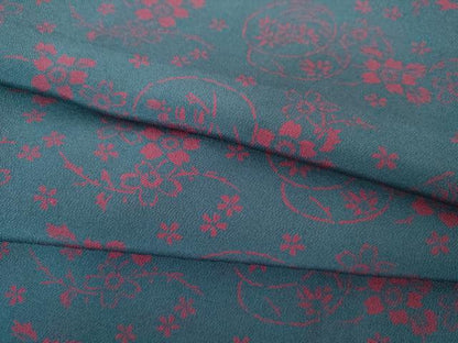 平和屋着物●上質な小紋　花鼓文　正絹　逸品　AABJ6658cs