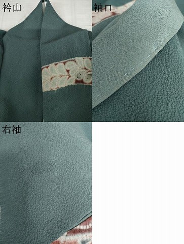 平和屋着物●十日町　名門　滝泰謹製　訪問着　辻が花　絞り　正絹　逸品　AABJ6660cs