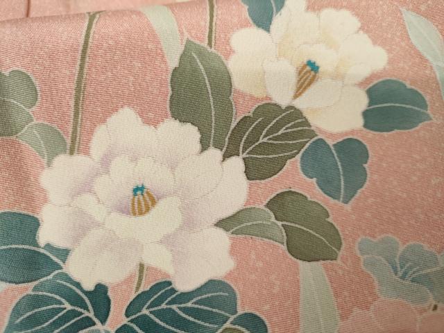 平和屋着物●訪問着　友禅　枝花文　暈し染め　正絹　逸品　未使用　AABJ6664cs
