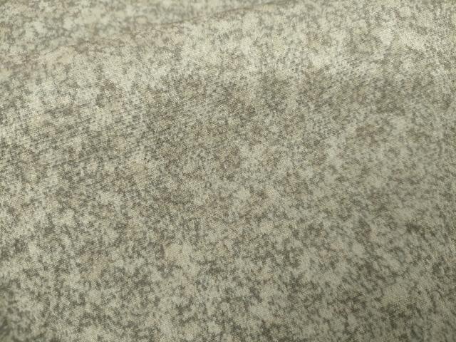 平和屋着物●上質な小紋　辻が花　霞斜縞　暈し染め　丹後ちりめん　反端付き　正絹　逸品　AABJ6668cs