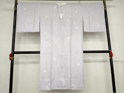 平和屋着物●長襦袢　無双仕立て　鱗地紋　ほたる暈し　正絹　逸品　AABJ6681cs