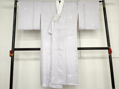 平和屋着物●長襦袢　無双仕立て　鱗地紋　ほたる暈し　正絹　逸品　AABJ6681cs
