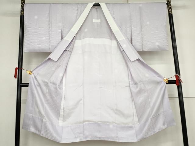 平和屋着物●長襦袢　無双仕立て　鱗地紋　ほたる暈し　正絹　逸品　AABJ6681cs