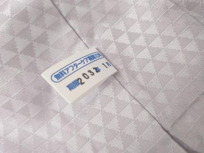 平和屋着物●長襦袢　無双仕立て　鱗地紋　ほたる暈し　正絹　逸品　AABJ6681cs