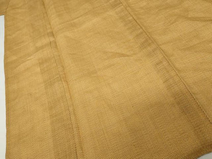 平和屋着物＊夏物　男性　越後上布　十字絣　苧麻　逸品　AABJ6714cs