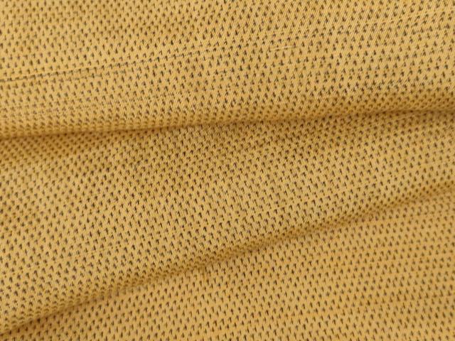 平和屋着物＊夏物　男性　越後上布　十字絣　苧麻　逸品　AABJ6714cs