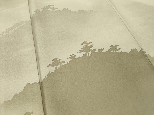 平和屋着物●訪問着　遠山風景文　正絹　逸品　AABJ6727ck