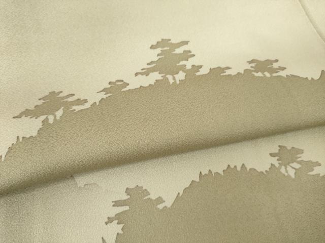 平和屋着物●訪問着　遠山風景文　正絹　逸品　AABJ6727ck