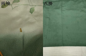 平和屋着物●訪問着　作家物　花蝶文　金通し地　正絹　逸品　AABJ6736ck