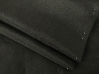 平和屋着物●男性　黒紋付・羽織セット　正絹　逸品　AABJ6749ck