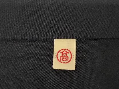 平和屋着物●お召　幾何学文様　高島屋扱い　正絹　逸品　AABJ6752ck