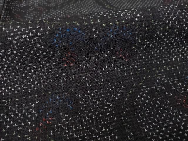 平和屋着物●結城紬　枝蕾　三越扱い　正絹　逸品　AABJ6753ck