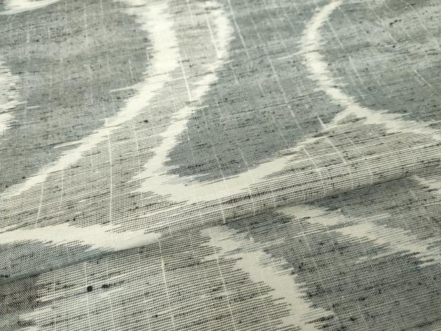 平和屋着物●上質な紬　幾何学文様　正絹　逸品　未使用　AABJ6758ck