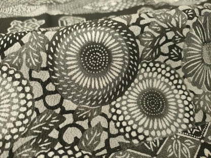 平和屋着物●江戸紅型　五味桂子　訪問着　横段花文　仮絵羽　正絹　逸品　未使用　AABJ6764ck