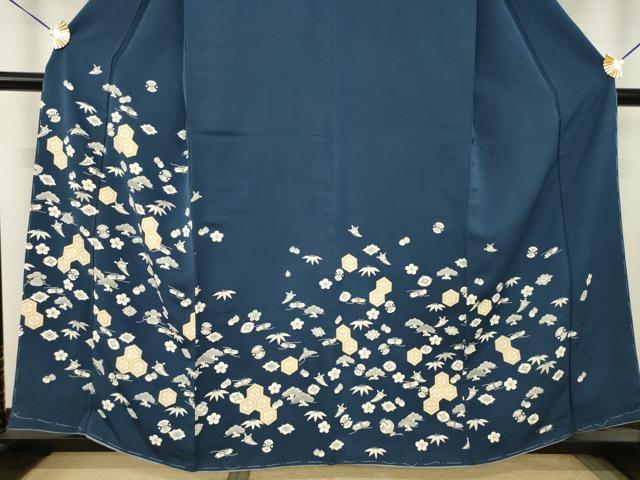 平和屋着物●訪問着　宝尽くし　金彩　高島屋扱い　正絹　逸品　未使用　AABJ6768ck