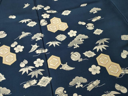 平和屋着物●訪問着　宝尽くし　金彩　高島屋扱い　正絹　逸品　未使用　AABJ6768ck